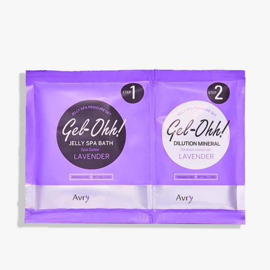 Avry Gel-Ohh! Jelly Spa Bath, Lavender | LA Nail Supplies