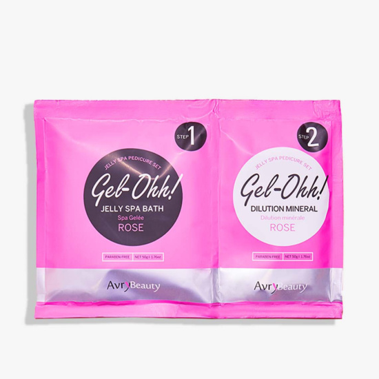 Avry Gel-Ohh! Jelly Spa Bath, Rose | LA Nail Supplies