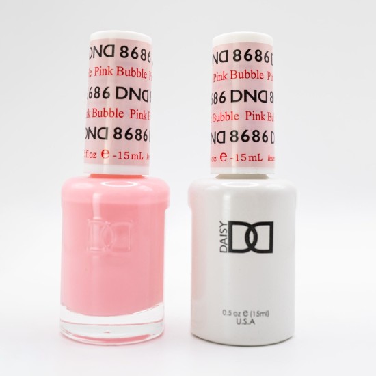 DND Gel Polish Set #8686 Pink Bubble, 0.5 fl oz | LA Nail Supplies