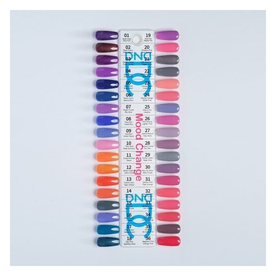 DC Color Swatches Single Mood Change Collection | LA Nail Supplies