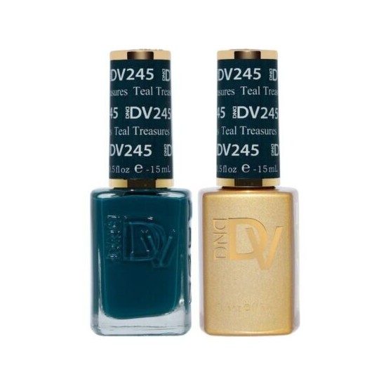 DIVA Gel Polish Set #245 Teal Treasures, 0.5 fl oz | LA Nail Supplies