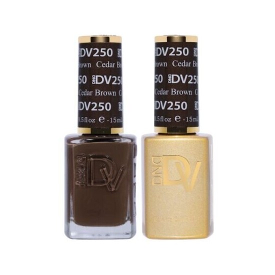 DIVA Gel Polish Set #250 Cedar Brown, 0.5 fl oz | LA Nail Supplies