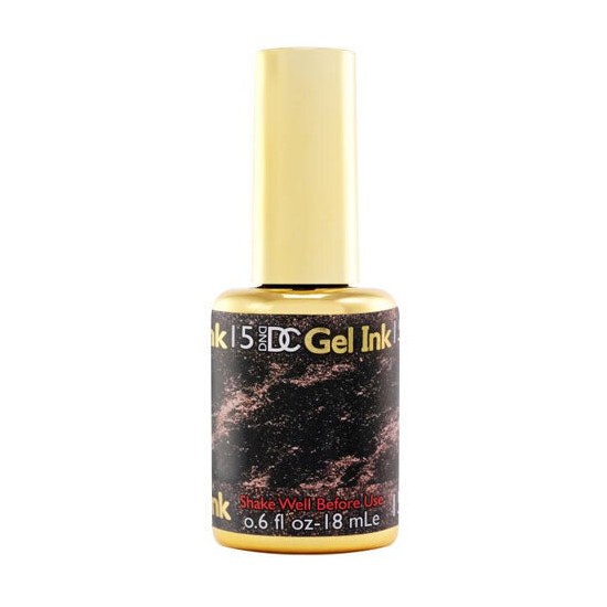 DND Gel Ink Marble Brass #15, 0.5 fl oz | LA Nail Supplies