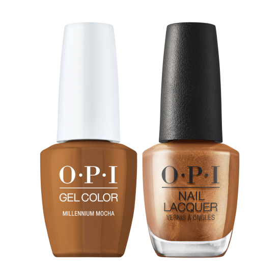OPI Gel Polish Duo Millennium Mocha #F021 Metallic Mega Mix - Fall