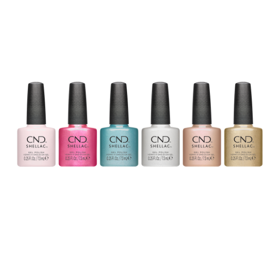CND SHELLAC ジェルネイルセット CND Shellac Gel Quiet Luxury Collection, 6pc Bundle | LA Nail Supplies
