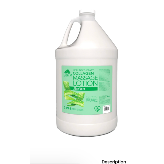 La Palm Aloe Vera Lotion, 1 Gal | LA Nail Supplies