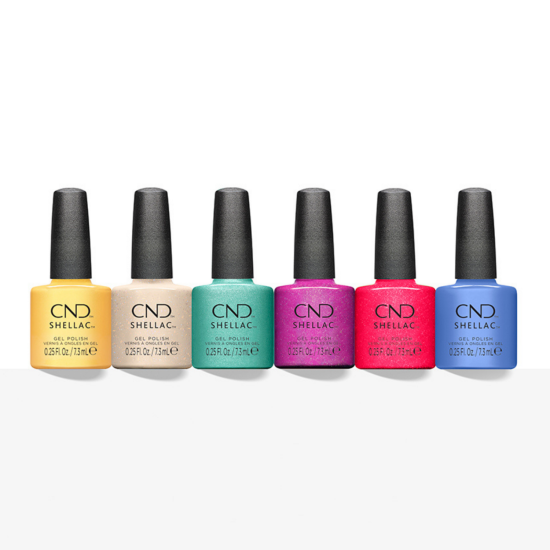 CND Shellac Gel Bizarre Beauty Collection, 6pc Bundle Sundial It Up ...