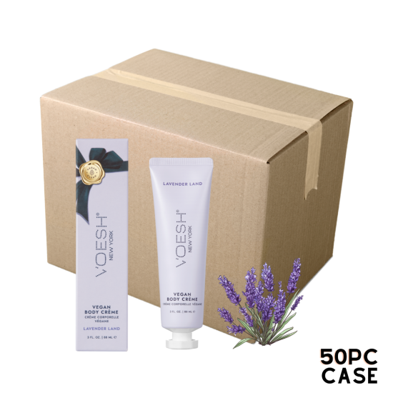 Voesh Vegan Body & Hand Creme Lavender Land, 50pc Case | LA Nail