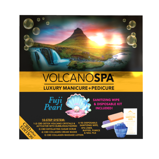 La Palm Spa 10 Step Volcano Fuji Pearl CBD | LA Nail Supplies