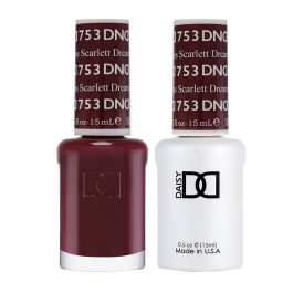 D 'Angel's Dream' × 'Scarlet DND Gel Polish Set #753 Scarlett Dreams, 0.5 fl oz | LA Nail Supplies