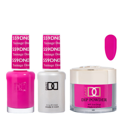 DND Dip Gel Polish Set #697 Sizzlin Cinnamon, 3pc Bundle Trio | LA