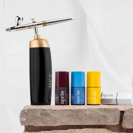 APRÉS Airbrush Machine Black | LA Nail Supplies