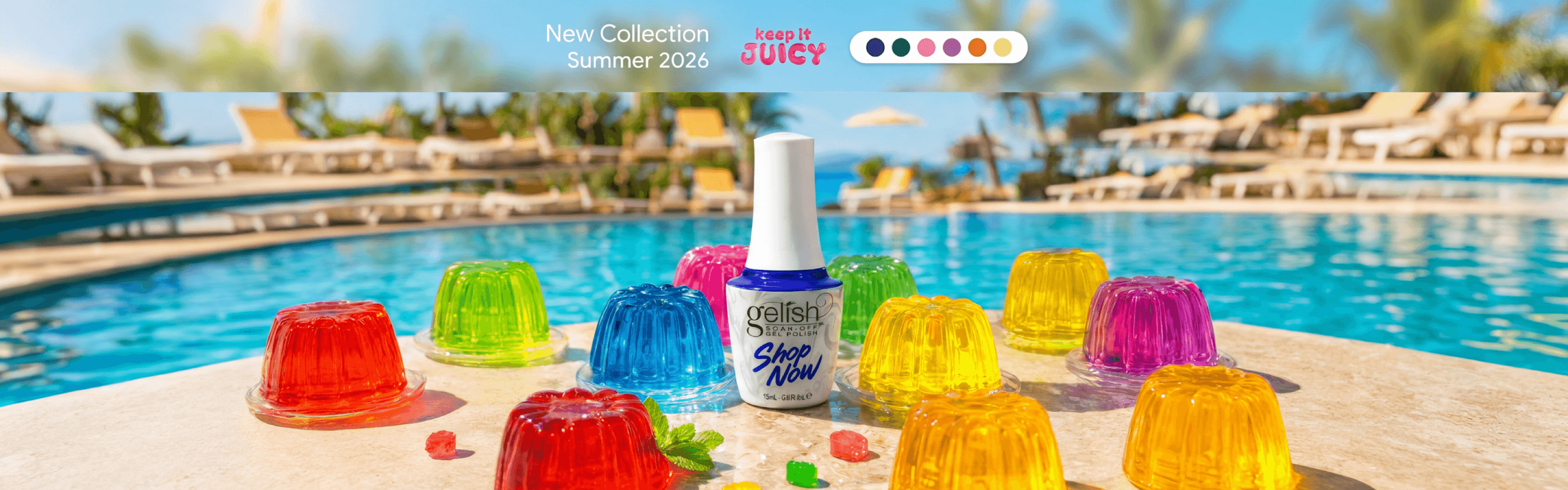 DND Gel Polish Set #729 Ambrosia, 0.5 fl oz | LA Nail Supplies