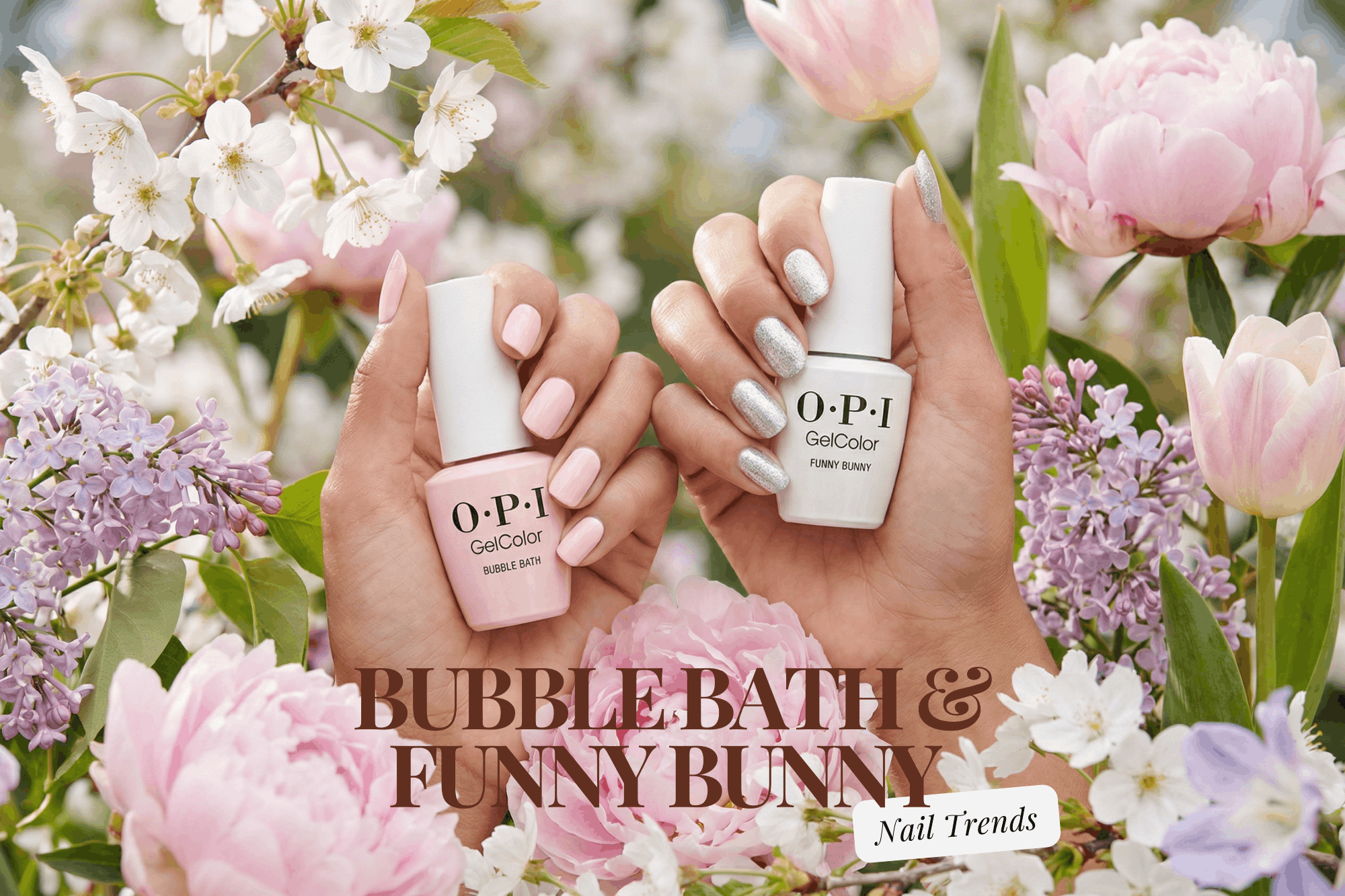 How to Master the OPI Bubble Bath & Funny Bunny Nail Combo - Blog